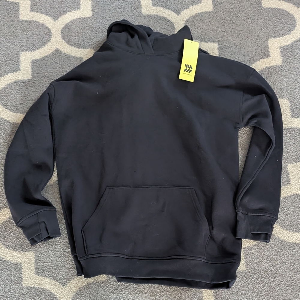 Kids Black Hoodie All In Motion NWT
